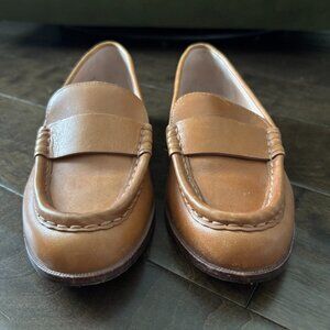 J.Crew Leather Penny Loafers Brown 6.5
